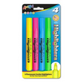 4 Pack Fluorescent Broadline Highlighters - USA Made